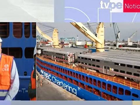 López ALiaga tren Lima Chosica trenes 