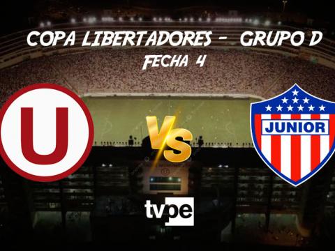 Universitario vs Junior por la fecha 4 del Grupo D de la Copa Libertadores