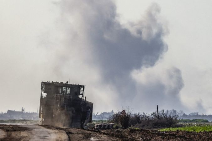 Cerca de la frontera con la franja de Gaza