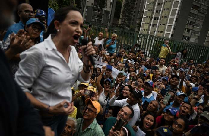 María Corina Machado: Foto: AFP