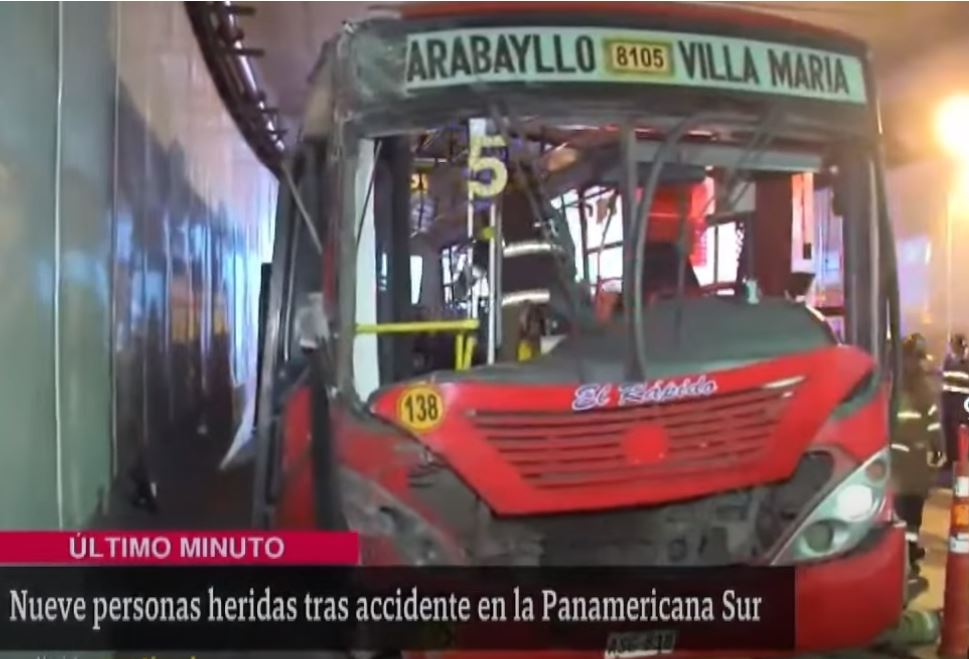 Accidente de transito  en Surco