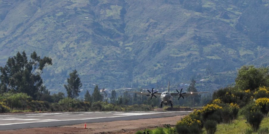 Pista de aterriza del aeropuerto de Anta 