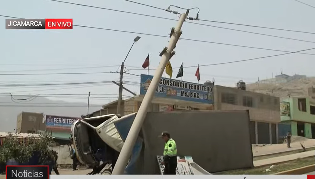 Accidente en Jicajamarca 