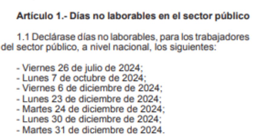 Feriados 2024