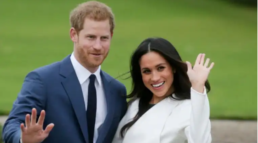 Harry su esposa Meghan 