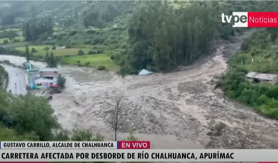 Huayco en Chalhuanca 