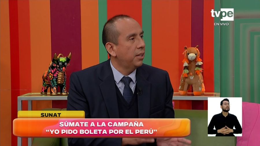 sUNAT lanza campaña “Yo pido boleta por el Perú”