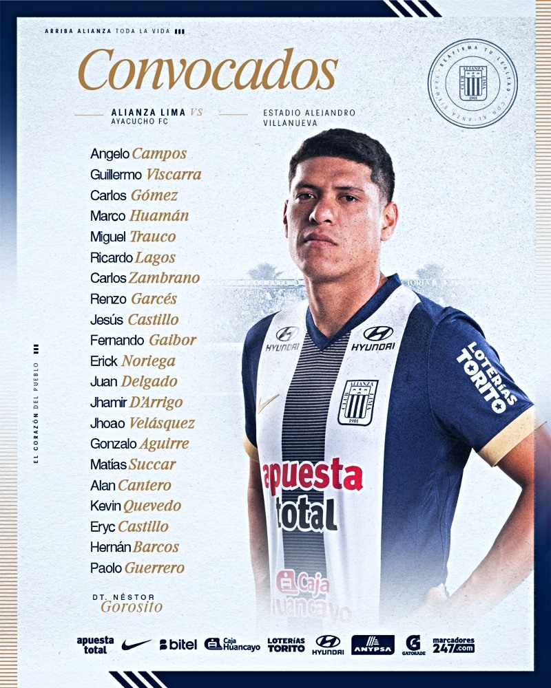 alianza lima matute convocados 