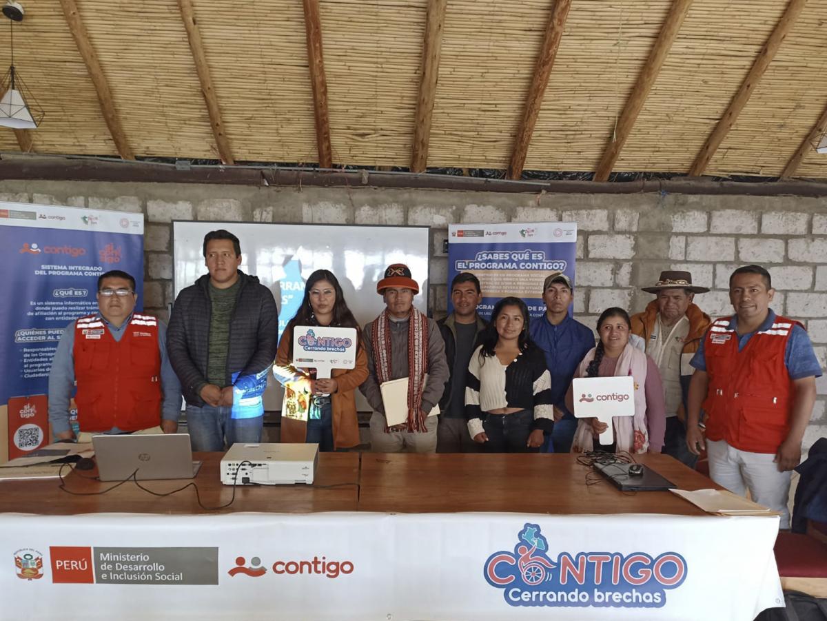Programa Contigo Personas con discapacidad