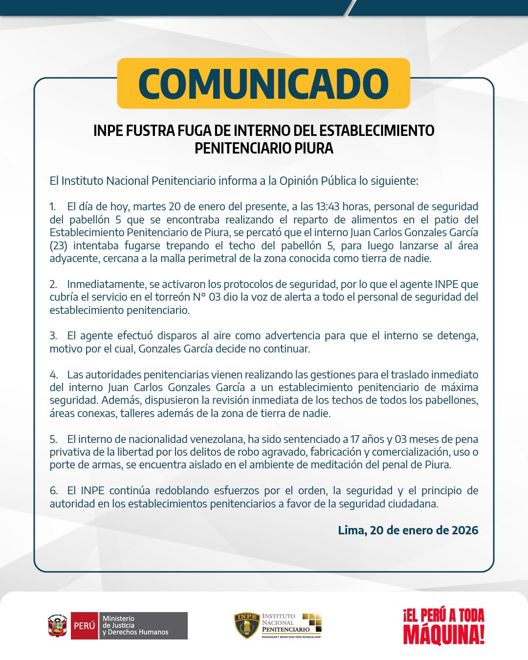 inpe comunicado internos