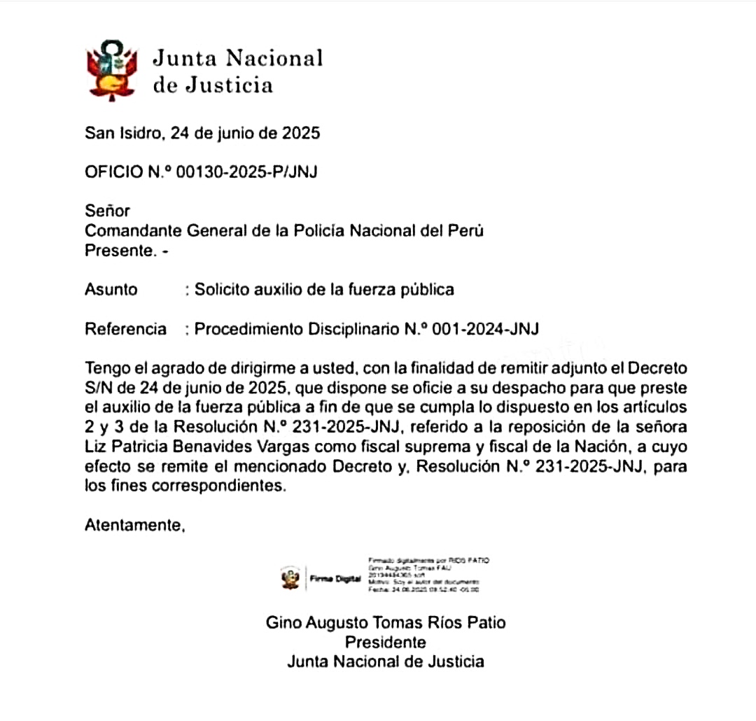 jnj fiscal de la nación