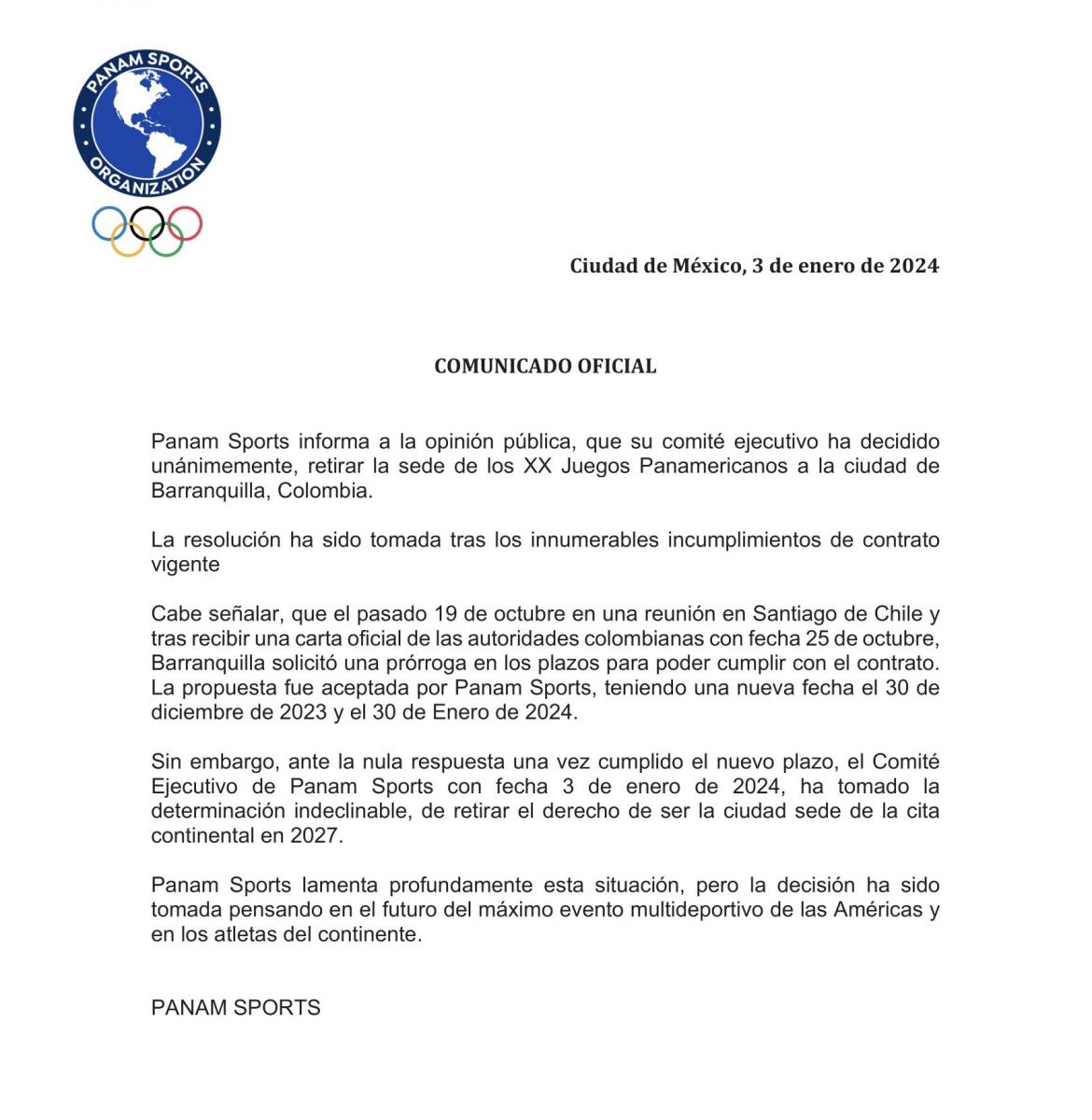 panam sports