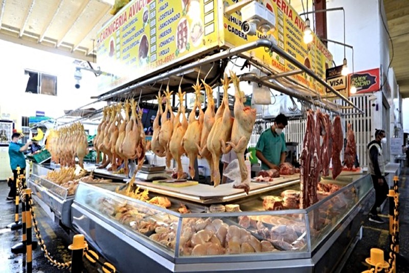 pollo precios fruta