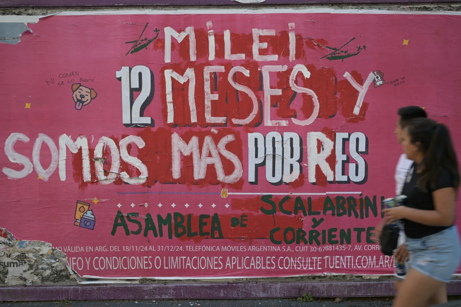 protestas javier milei argentina