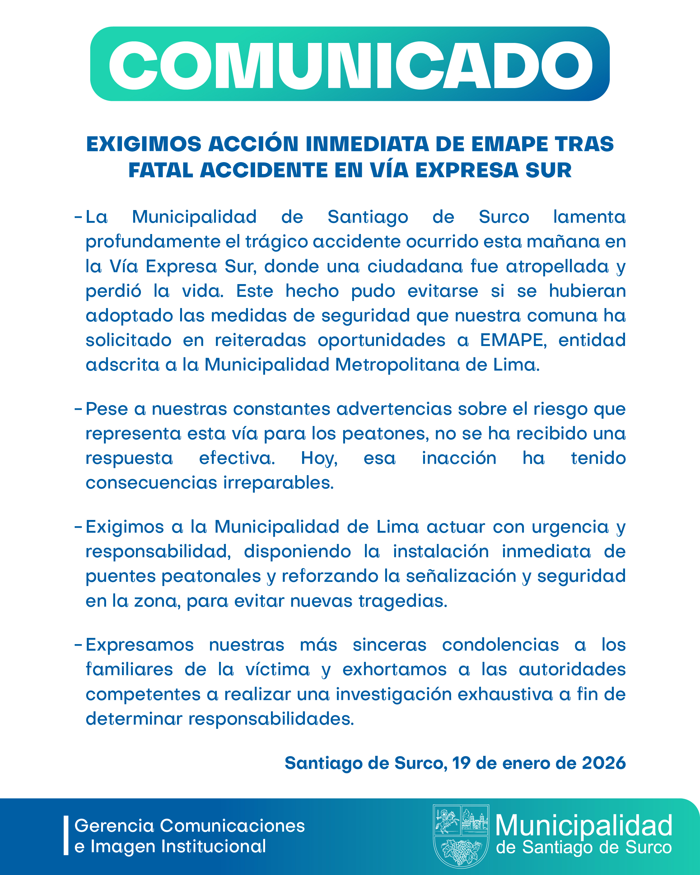 surco via expresa sur