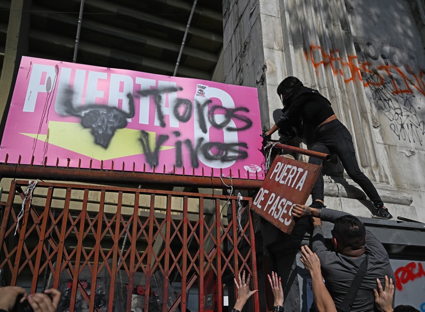 toros tauromaquia México protesta animalista 