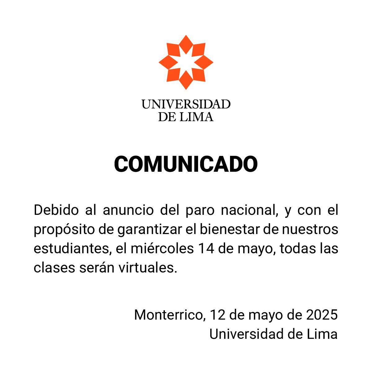 universidad de lima clases virtuales