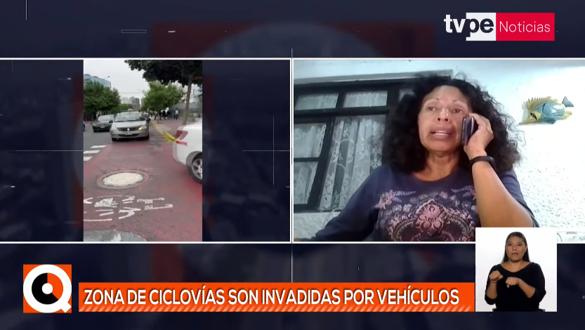 Miraflores: conductora obligó a ciclista a abandonar la ciclovía