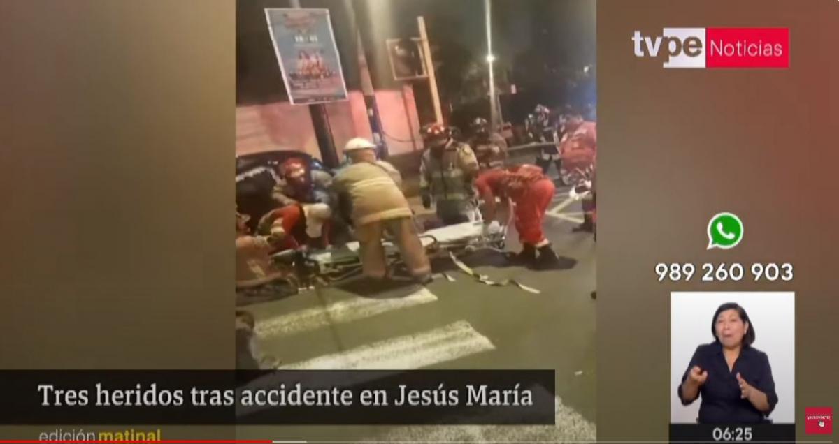 Jesús María accidente