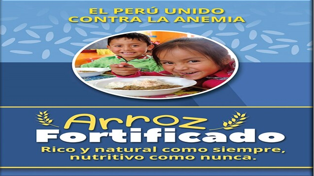 Anemia Minsa arroz fortificado