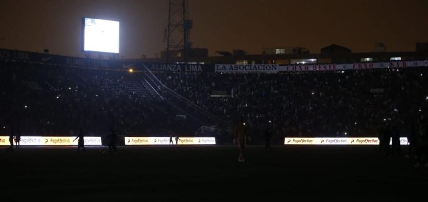 apagón Alianza LIma Universitario 