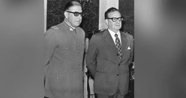 Augusto Pinochet y Salvador Allende 