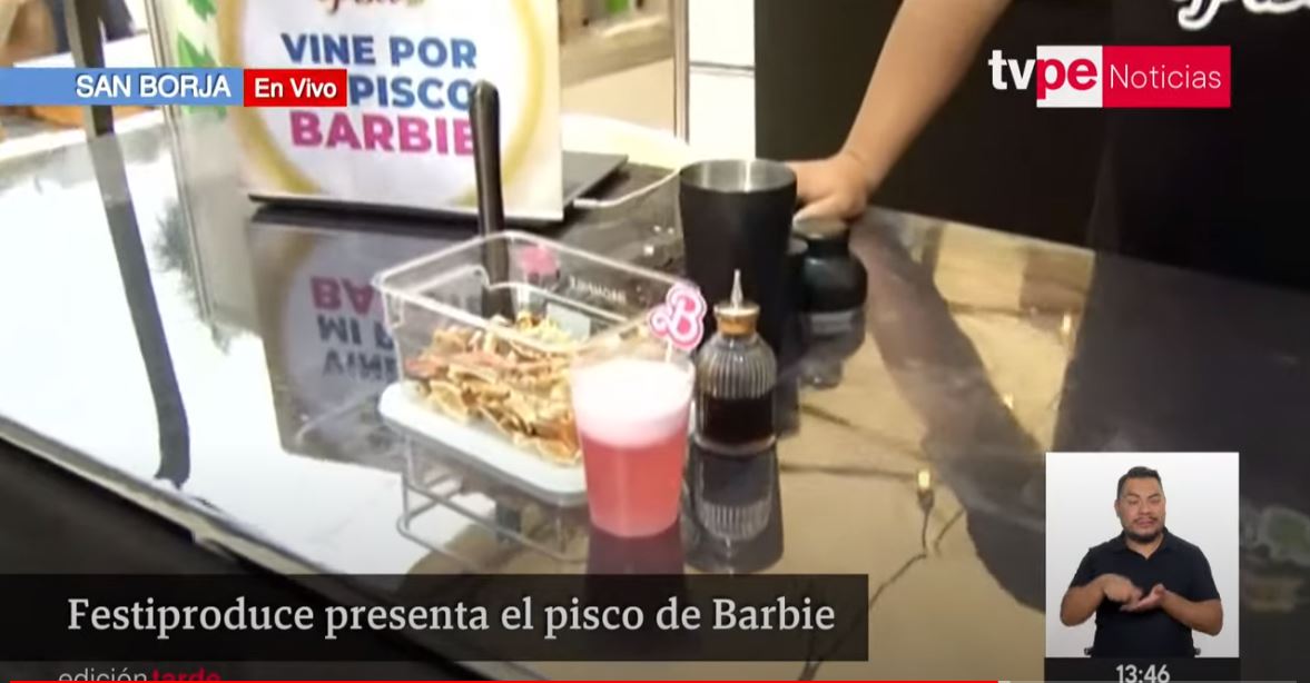 Día Nacional del Pisco: Festiproduce presenta el Barbie sour 