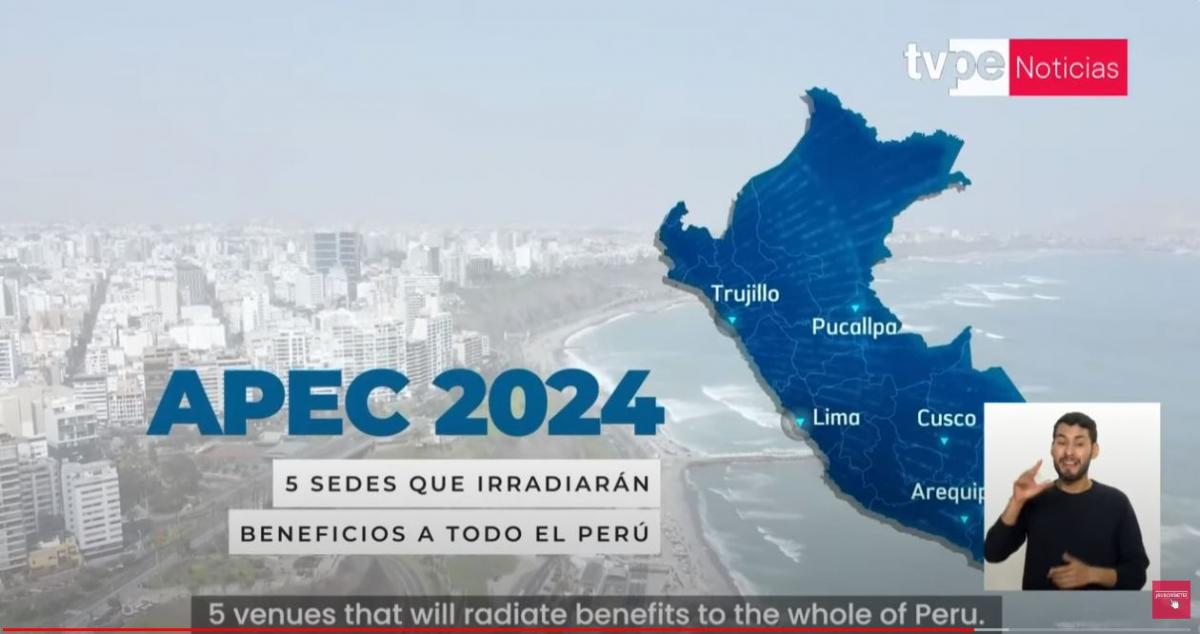 Presidenta Dina Boluarte anunció las cinco sedes de la APEC Perú 2024