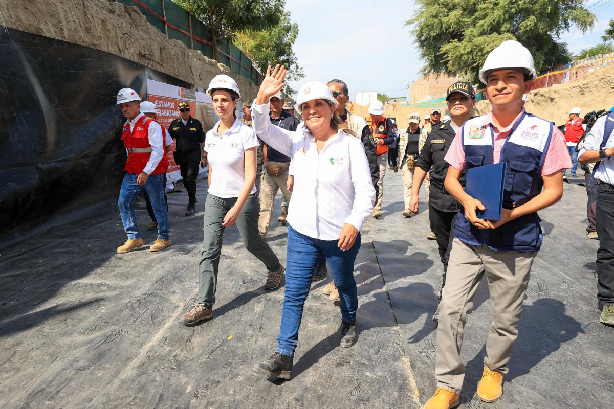 Dina Boluarte viaje Europa Piura fenómeno El Niño