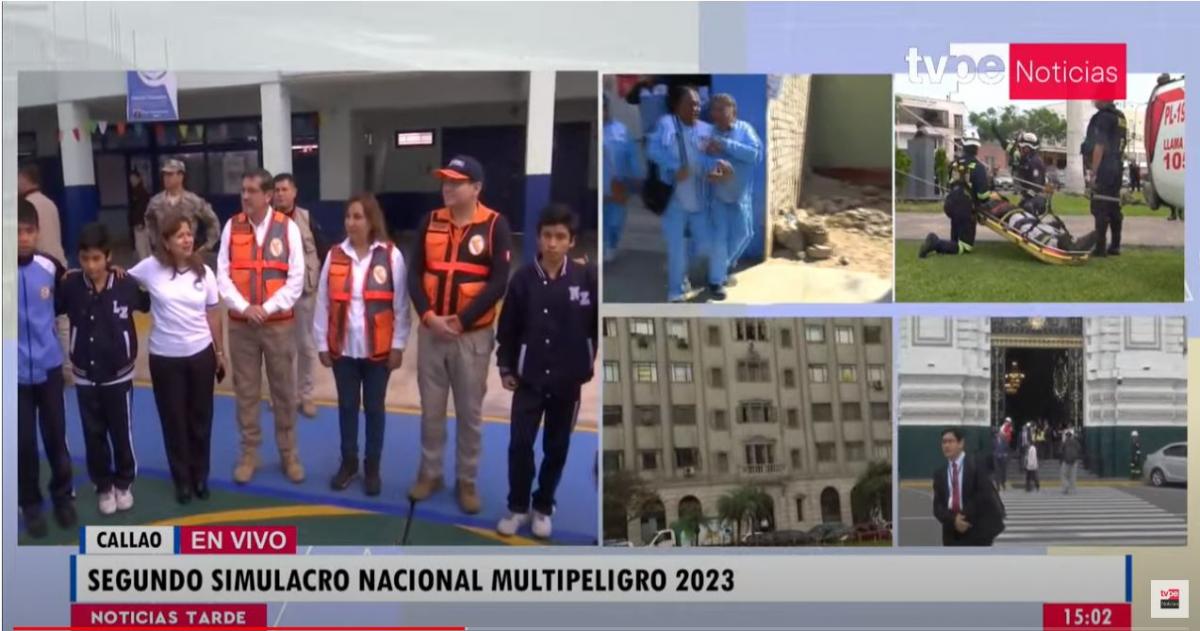 simulacro sismo dina bolurte