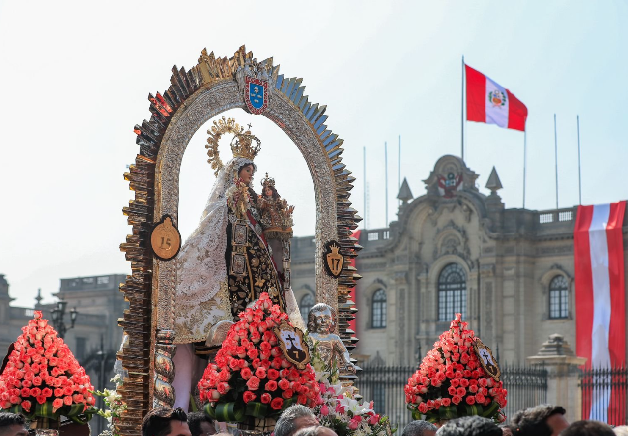 Virgen del Carmen  procesión