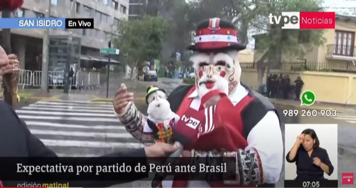 Selección peruana Brasil hincha el chuto