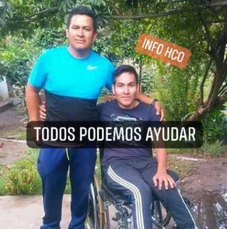 Luis Erick Bueno Ramos exfutbolista apoyo