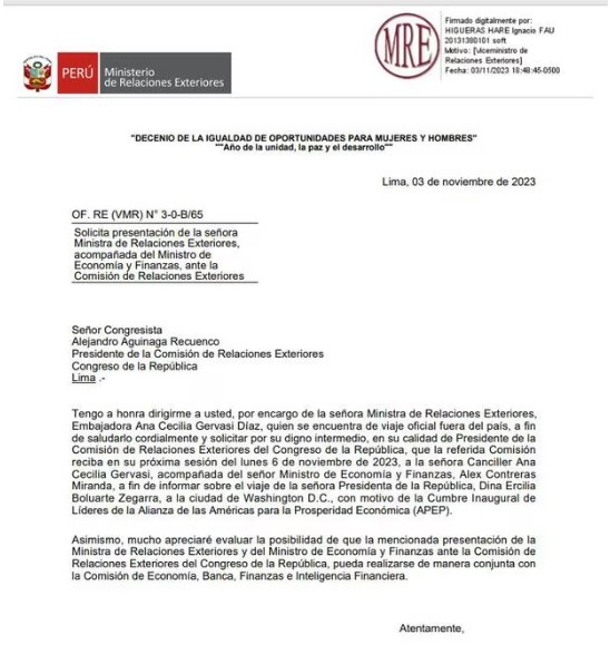 Canciller Gervasi 