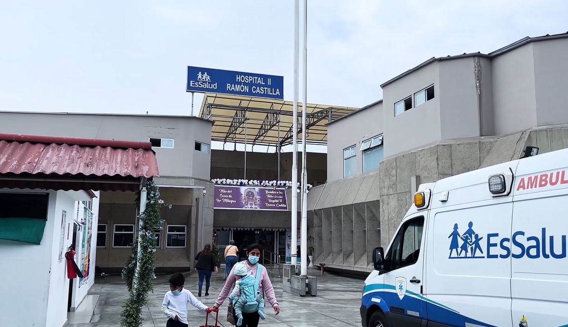 Hospital Ramón Castilla Essalud coágulos