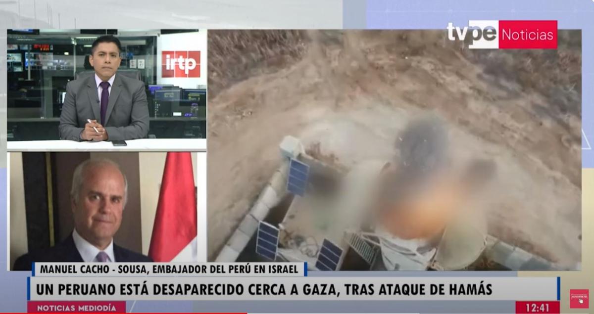 israel peruano desaparecido Hamás
