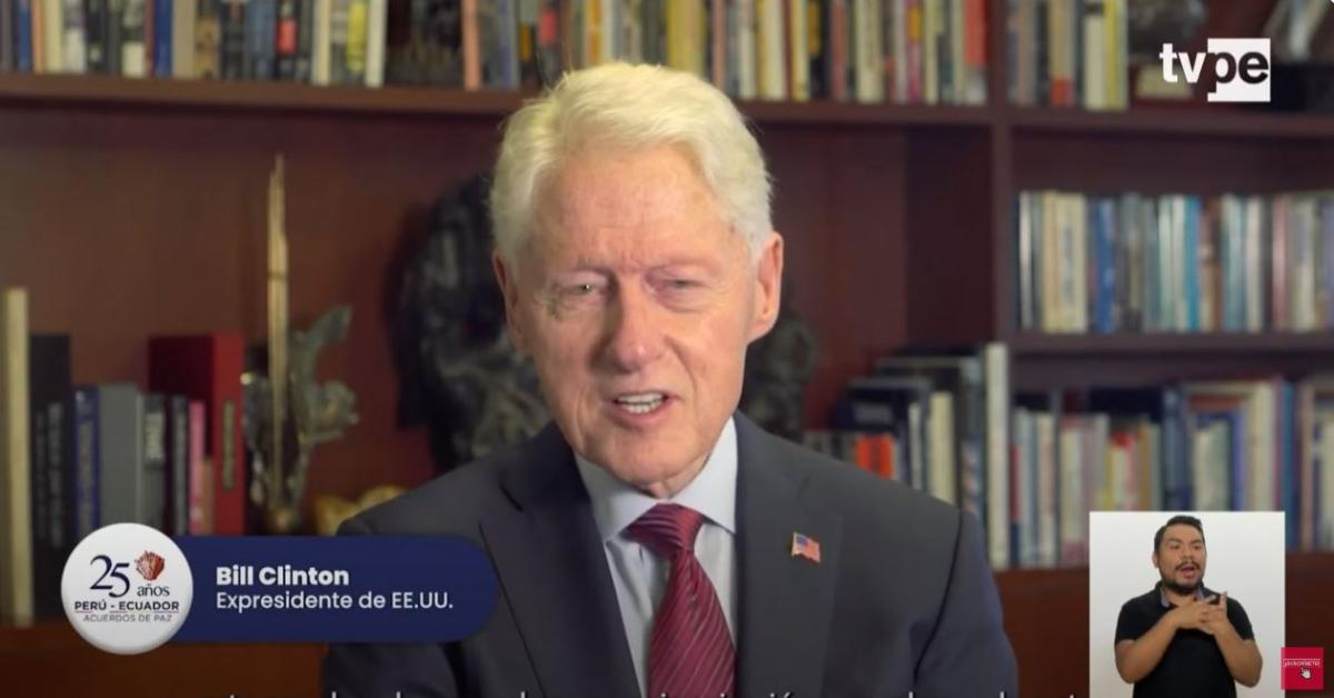 Dina Boluarte Guillermo Lasso acuerdo de paz Bill Clinton