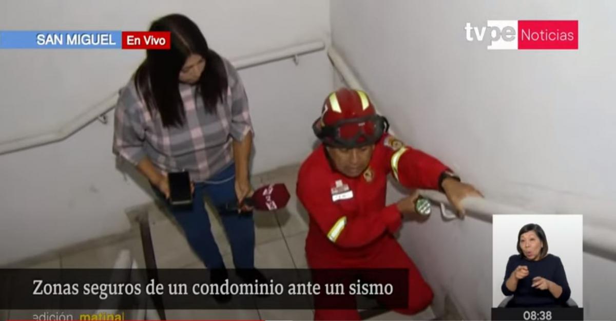 sismo simulacro edificio 