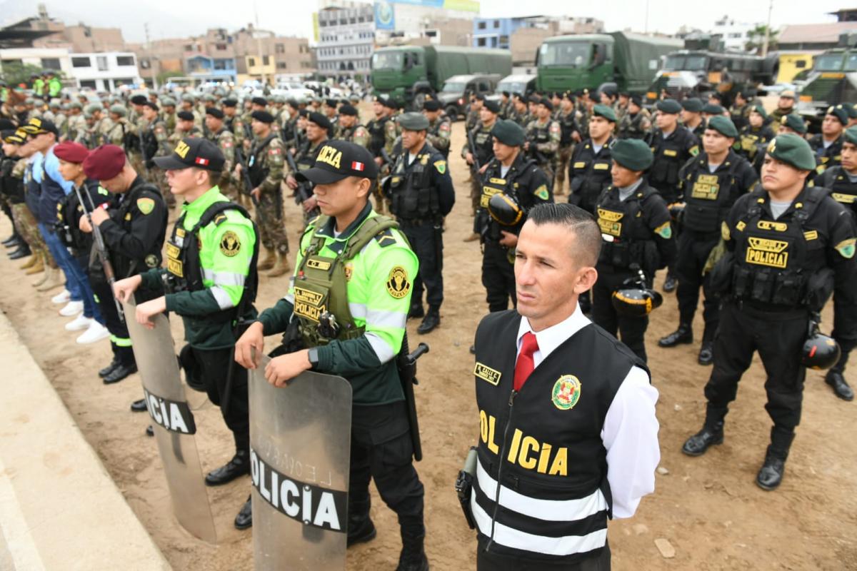 SJL Ministro de Defensa Estado de emergencia FF.AA. PNP 