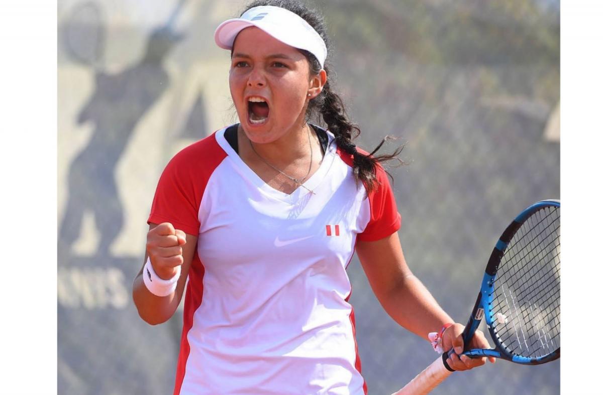Tenista Lucciana Pérez avanzó a la segunda ronda del Wimbledon Junior