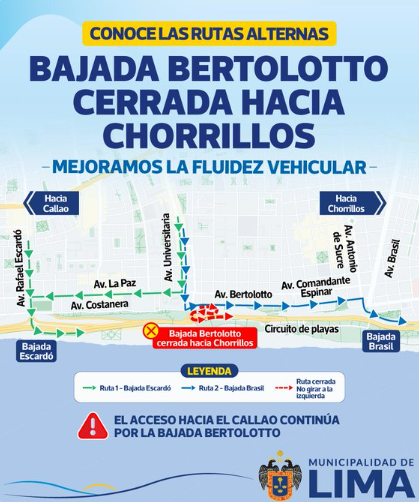 Cierre bajada Bertolotto Chorrillos