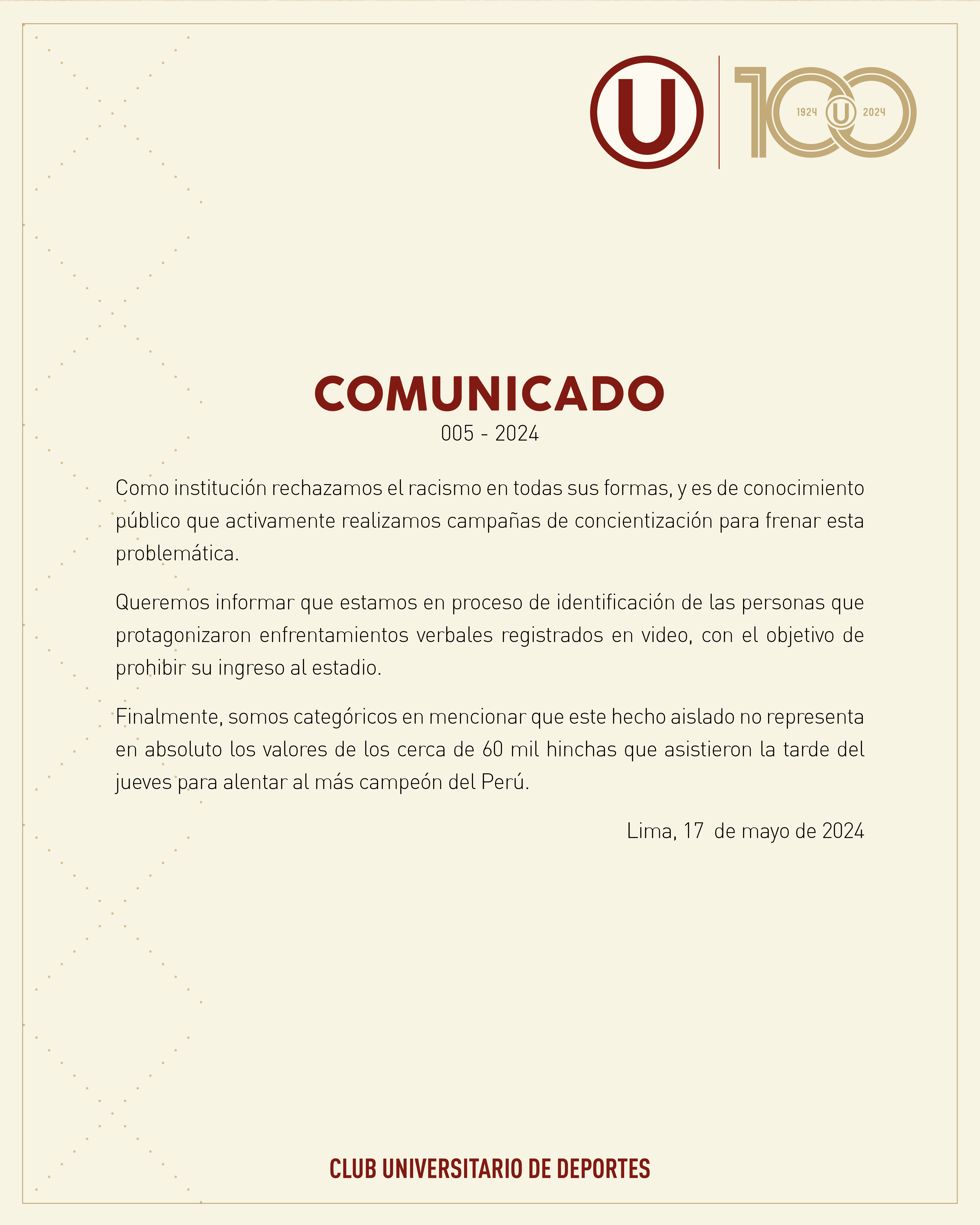 comunicado universitario