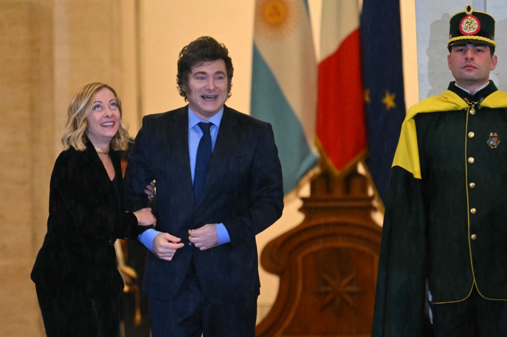 javier milei italia
