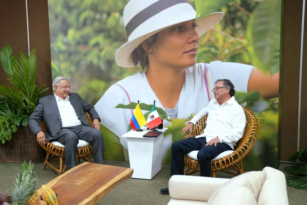 AMLO y Petro se reunen 