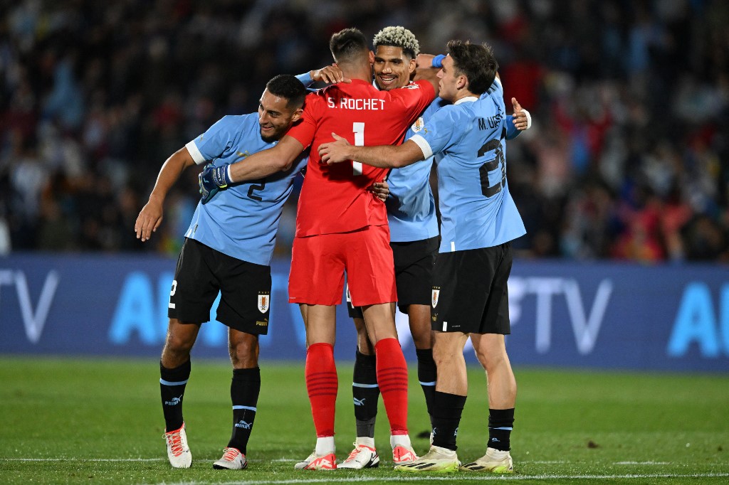 2-0. Fin de la mala racha: Uruguay vence a Brasil luego de 22 años