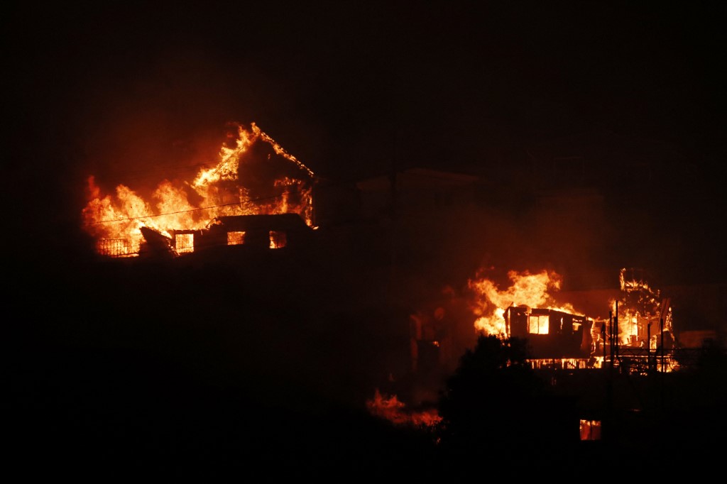 INCENDIO EN CHILE