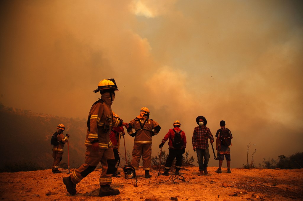 INCENDIO EN CHILE