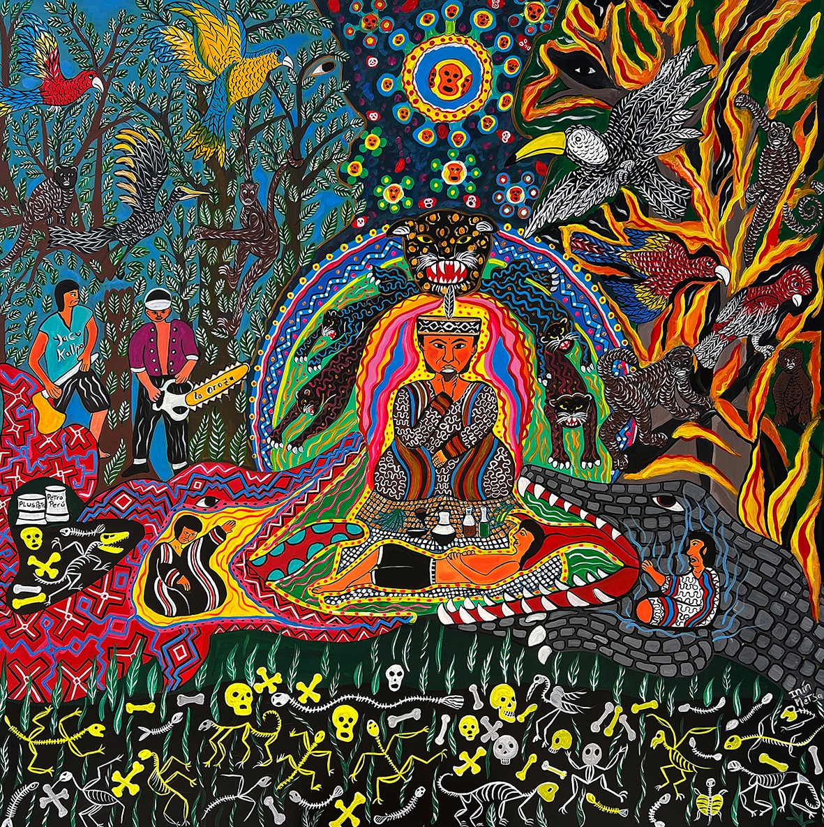 Muestra de arte indígena amazónico en la Universidad de Lima 