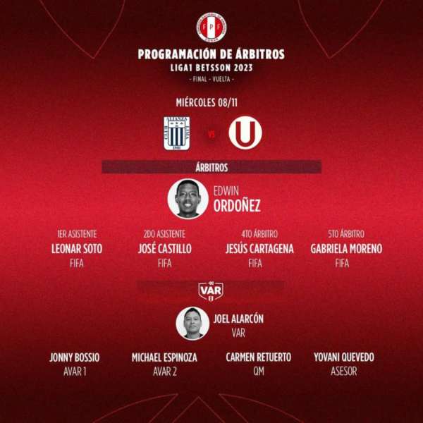 EDWIN ORDOÑEZ - ARBITRO