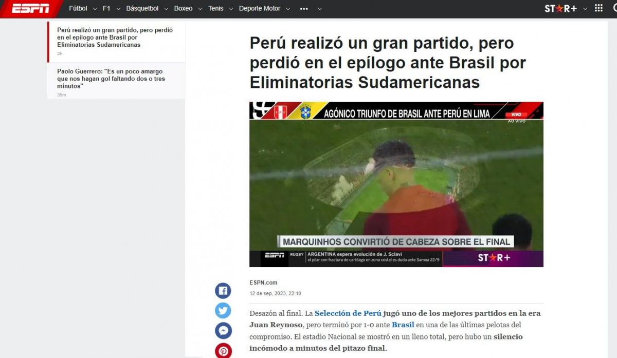 PERÚ VS BRASIL